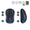 Pele Logitech Wireless Mouse Blue 910-002239
