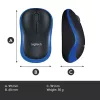 Pele Logitech Wireless Mouse Blue 910-002239