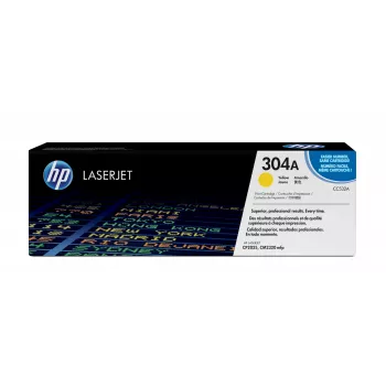 HP 304A dzeltena oriģinālā LaserJet tonera kasetne, 2800 lappuses, dzeltena, 1 gab.