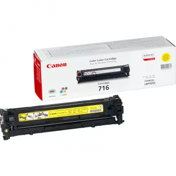 Canon 716 Y tonera kasetne 1 gab. Oriģināla dzeltena
