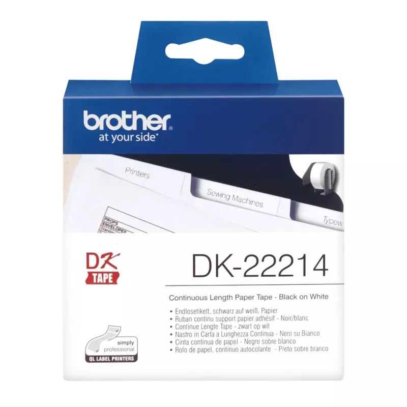 Nepārtraukta papīra lente Brother DK22214