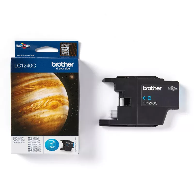 Brother LC1240C tintes kasetne 1 gab. Oriģināla ciāna