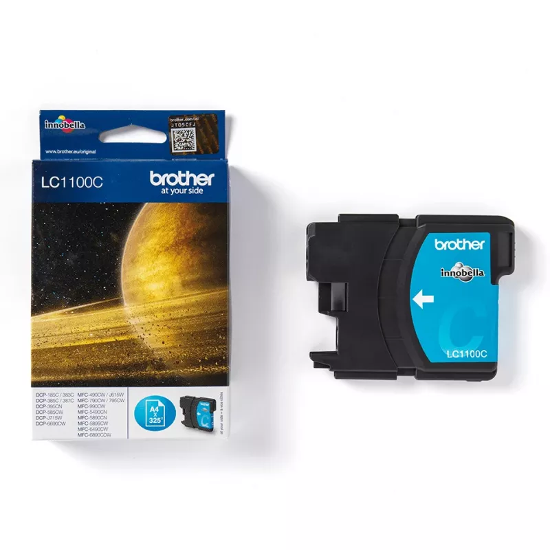 Brother LC1100C tintes kasetne 1 gab. Oriģināla ciāna