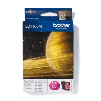 Cartridge Brother LC-1100M Red 325 lapas (5.5ml) DCP385,585,715,MFC290,490,615