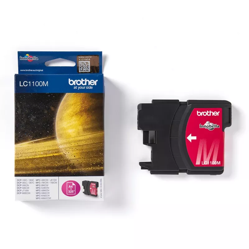 Cartridge Brother LC-1100M Red 325 lapas (5.5ml) DCP385,585,715,MFC290,490,615