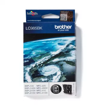 Brother LC985BK tintes kasetne, 1 gab., oriģināla, melna