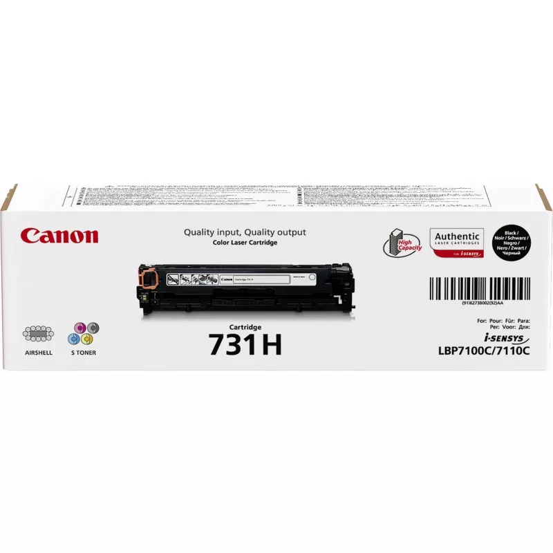 Toneris Cartridge Canon 731H 1 gab. Oriģināls Melns 6000 lpp.