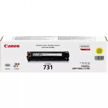 Canon 731 tonera kasetne 1 gab. Oriģināls Dzeltens
