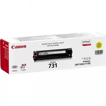 Canon 731 tonera kasetne 1 gab. Oriģināls Dzeltens