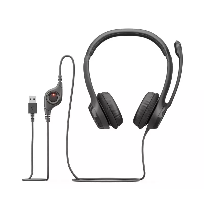 LOGITECH austiņas - H390 - USB-A - melnas
