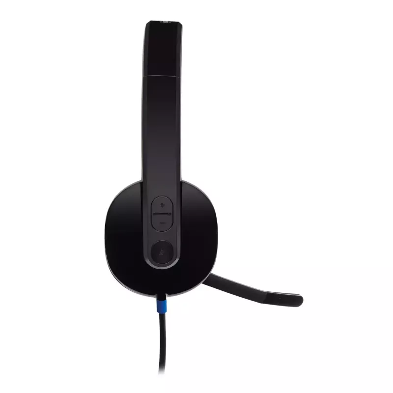 Austiņas Logitech H540 ar iebūvētu mikrofonu USB Type-A Melna