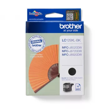 Tintes kasetne Brother LC129XLBK melna
