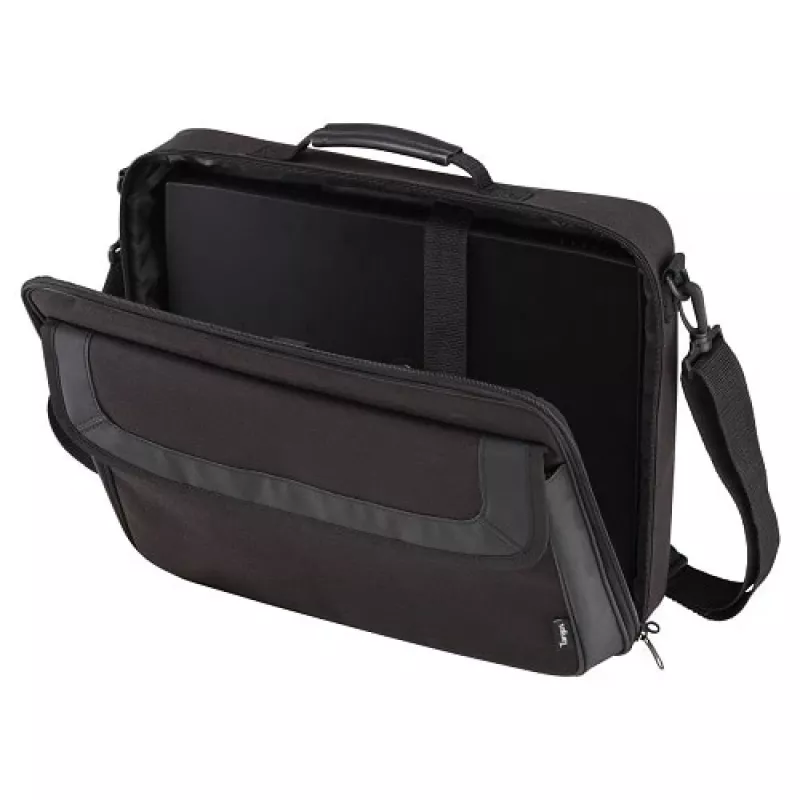 Portfelis Targus TAR300, 39,6 cm (15,6 collas), melns, ar plecu siksnu