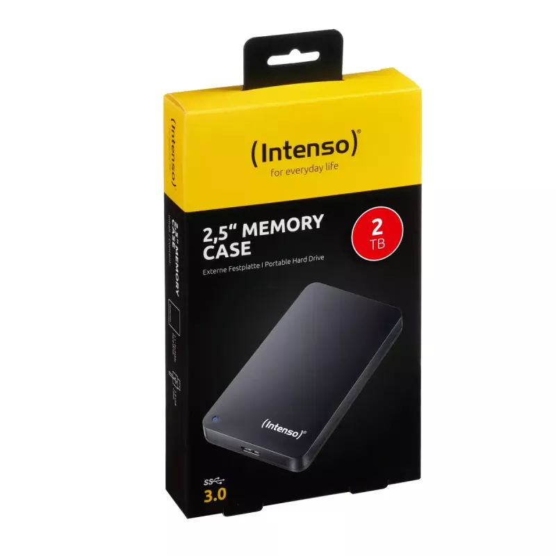 Ārējais cietais disks Intenso 2TB USB 3.0 2,5 collu Memory Case