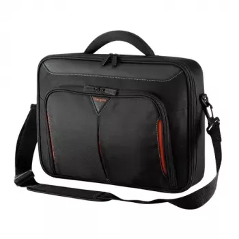 Targus Classic+ 18 collu portatīvā datora soma Clamshell, melna/sarkana CN418EU