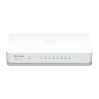 D-Link GO-SW-8G/E tīkla slēdzis Nepārvaldīts Gigabit Ethernet (10/100/1000) Balts