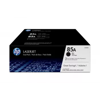 HP 85A 2 iepakojumā Melni oriģinālie LaserJet tonera kasetnes