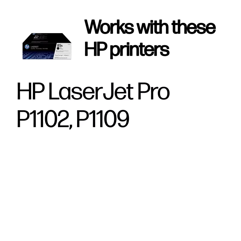 HP 85A 2 iepakojumā Melni oriģinālie LaserJet tonera kasetnes