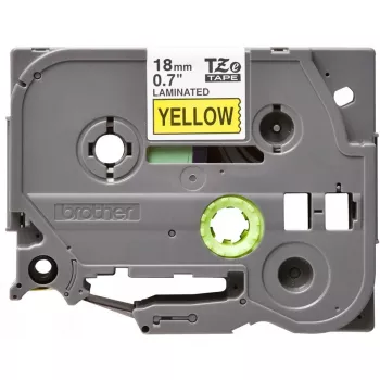 Marķēšanas lente Brother TZe641 18 mm melna uz dzeltenas