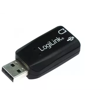 USB skaņas karte LOGILINK UA0053 — USB saskarne, 5.1 kanālu audio izeja