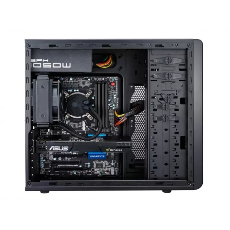 COOLER MASTER korpuss Coolermaster Force 500 midi-tornis ATX bez barošanas bloka melns