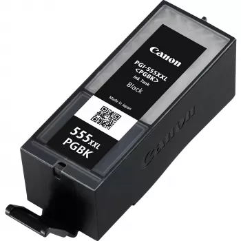 Canon PGI-555PGBK XXL augstas ietilpības pigmenta melnās tintes kasetne