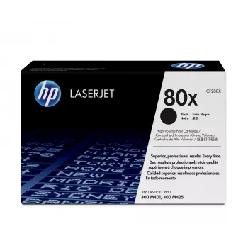 Toneru kasetne HP 80X High Yield CF280X 10000 lapas Melna