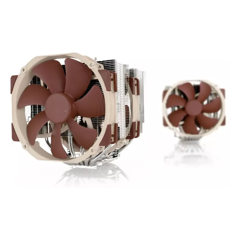 Cooler Noctua NH-D15 14 cm Bēša Brūna Tērauds 1500 RPM 140.2 m³/h