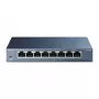 TP-Link 8 portu 10/100/1000Mbps galddatoru tīkla slēdzis, nepārvaldāms, Gigabit Ethernet (10/100/1000), pilns duplekss