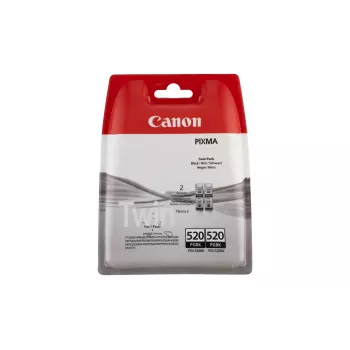 Cartridge Canon Ink 2932B012 PGI-520 Double pack Melns