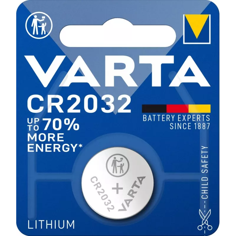 Vienreizējā baterija Varta CR2032 V 1-BL (6032) litija