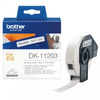 Failu mapju uzlīmes Brother DK11203