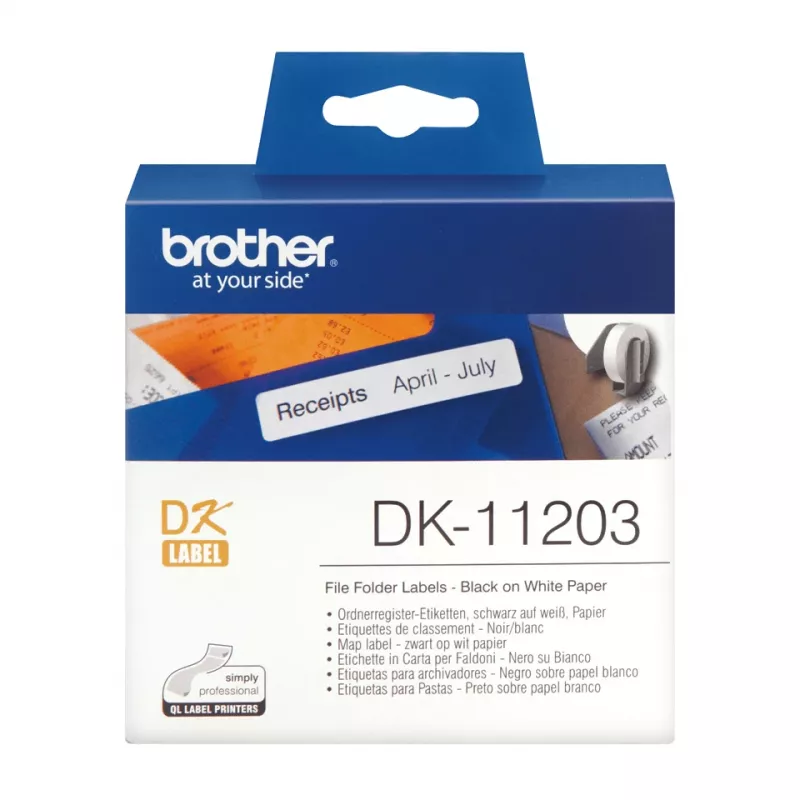 Failu mapju uzlīmes Brother DK11203