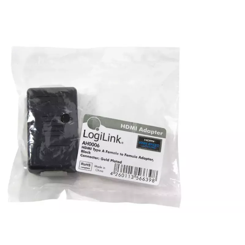 HDMI adapteris LogiLink AH0006 melns
