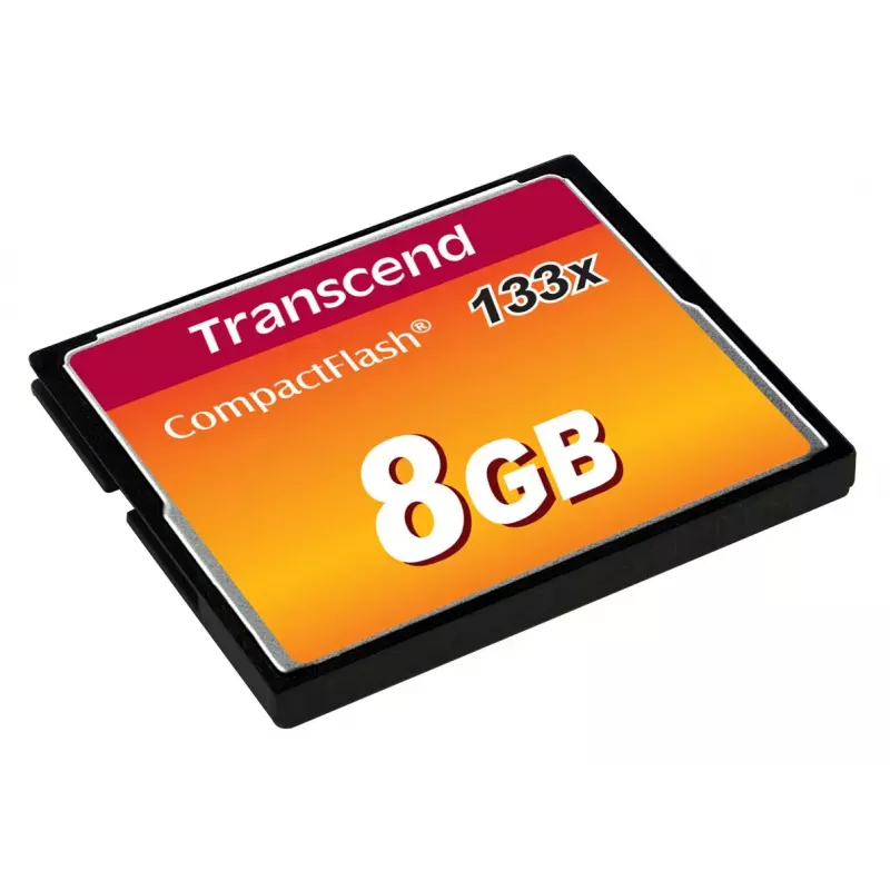 CompactFlash karte Transcend TS8GCF133, 8GB, 50MB/s lasīšana, 20MB/s rakstīšana