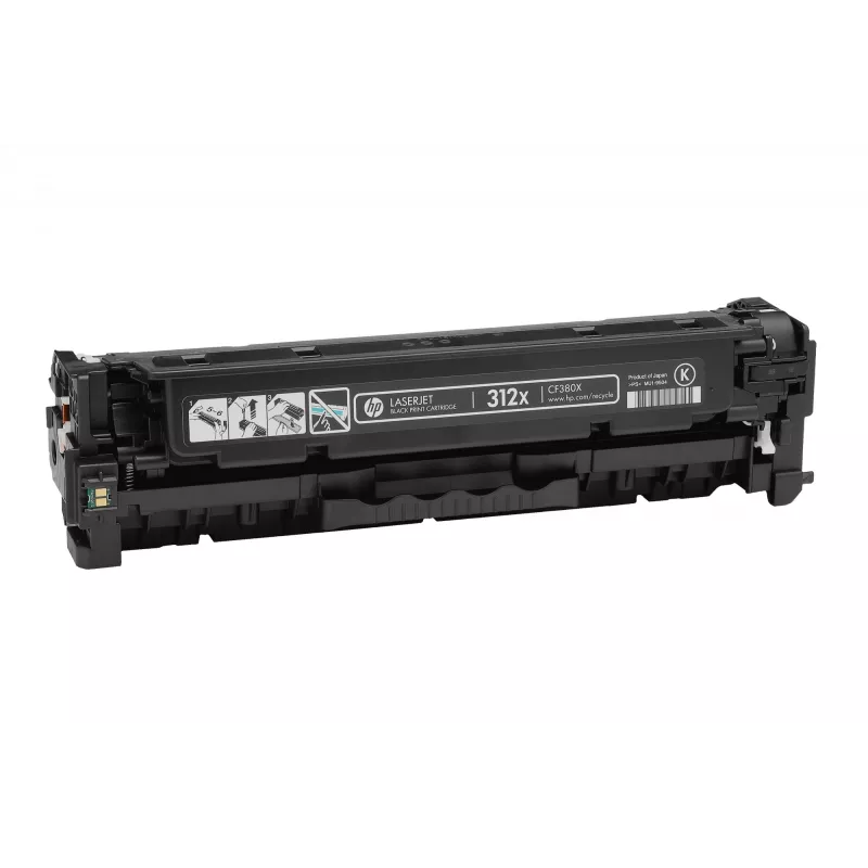 Toner kasetne HP 312X High Yield CF380X 10000 lapas Melna
