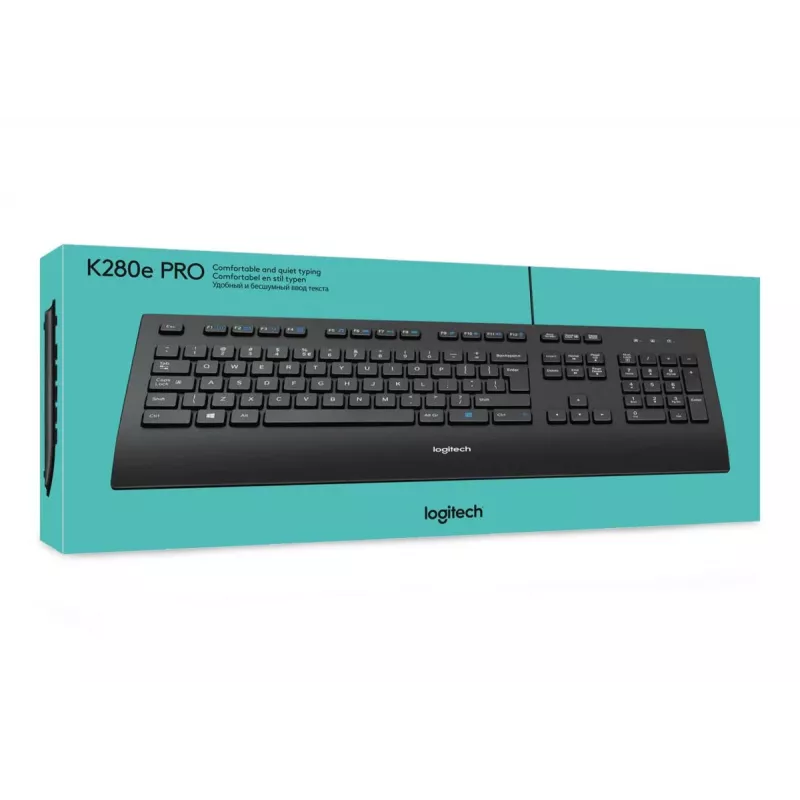 LOGITECH Vadu klaviatūra K280e - Qwerty Us Int'l