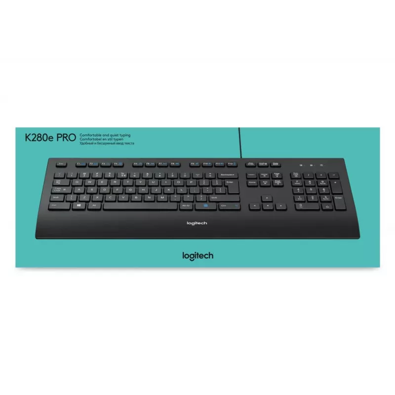 LOGITECH Vadu klaviatūra K280e - Qwerty Us Int'l