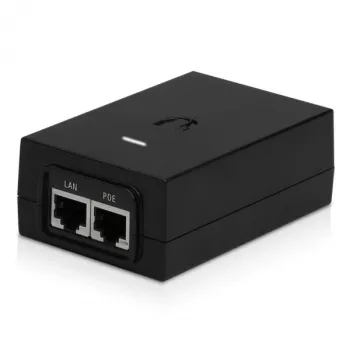 PoE adapteris UBIQUITI POE-48-24W, 48 V PoE, 2x RJ-45 Fast Ethernet porti, 100–240 V ievade