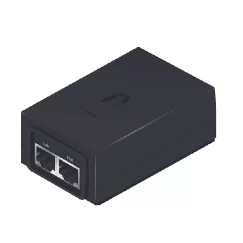PoE adapteris UBIQUITI POE-48-24W, 48 V PoE, 2x RJ-45 Fast Ethernet porti, 100–240 V ievade