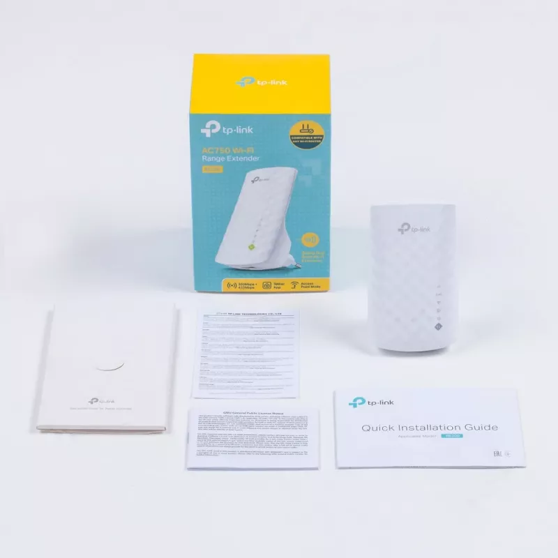 TP-Link RE200 tīkla paplašinātājs Tīkla retranslators Balts 10, 100 Mbit/s
