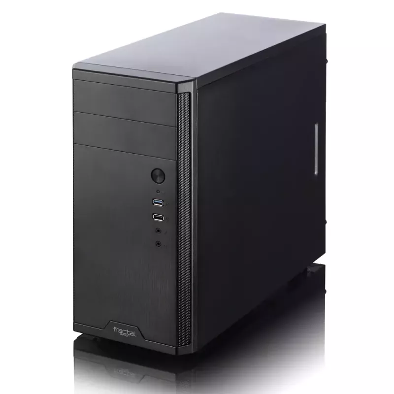 PC korpuss Fractal Design Core 1100 Mini Tower Melns
