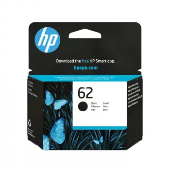 HP 62 melna oriģinālā tintes kasetne