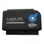 Kabeļa dzimuma mainītājs LogiLink AU0028A USB 3.0 IDE SATA Melns