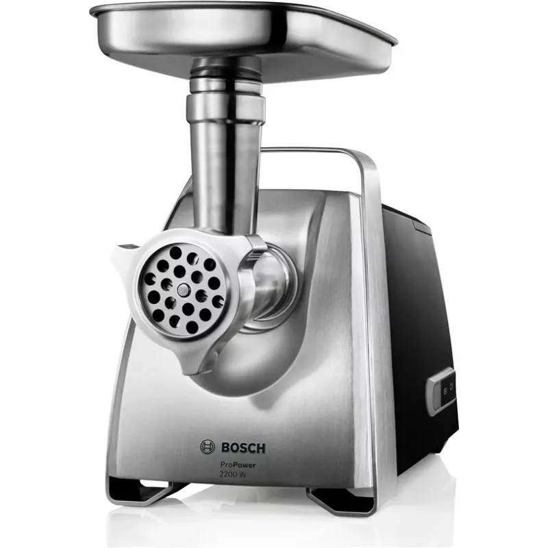 Bosch MFW68660 gaļas maļamā mašīna 800 W Melns, Hroms