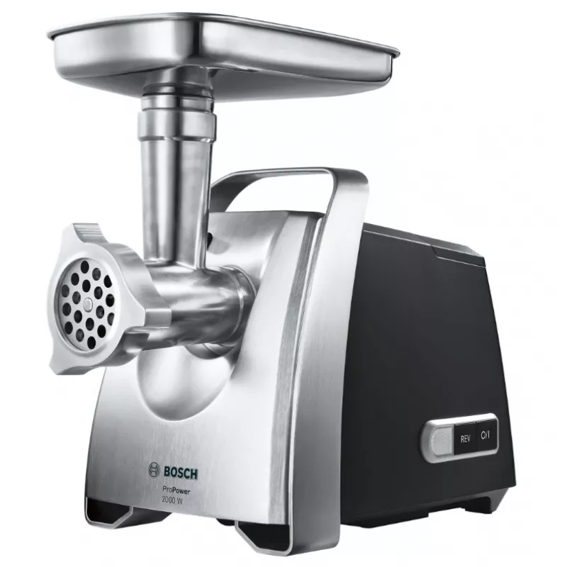 Bosch MFW68660 gaļas maļamā mašīna 800 W Melns, Hroms