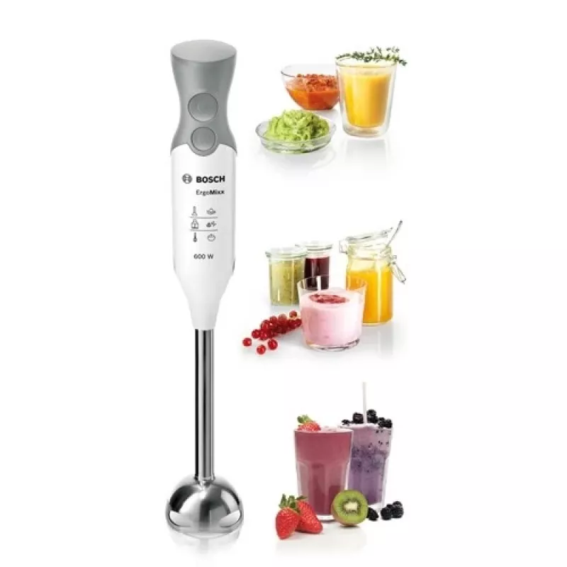 Bosch MSM66110 blenderis Iegremdējamais blenderis 600 W Pelēks, Balts