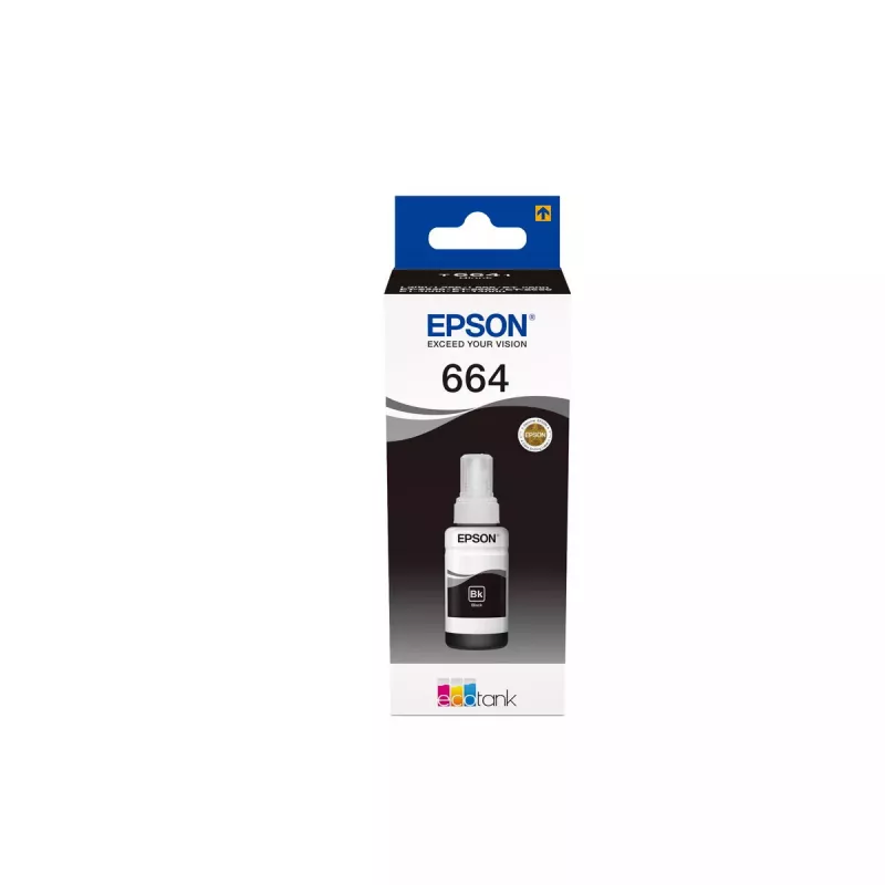 Epson 664 Ecotank melnās tintes pudele (70 ml)