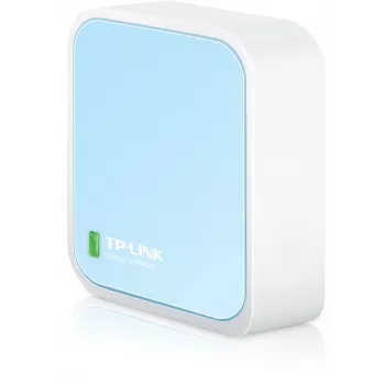 TP-Link TL-WR802N bezvadu maršrutētājs Fast Ethernet vienas joslas (2,4 GHz) zils, balts