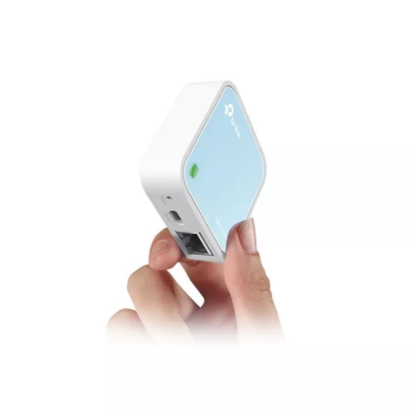 TP-Link TL-WR802N bezvadu maršrutētājs Fast Ethernet vienas joslas (2,4 GHz) zils, balts